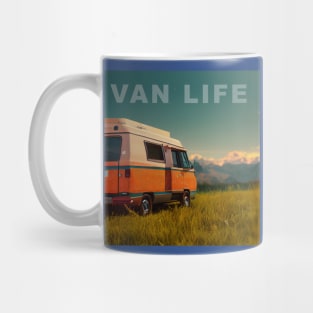 Van Life Camper RV Outdoors in Nature Mug